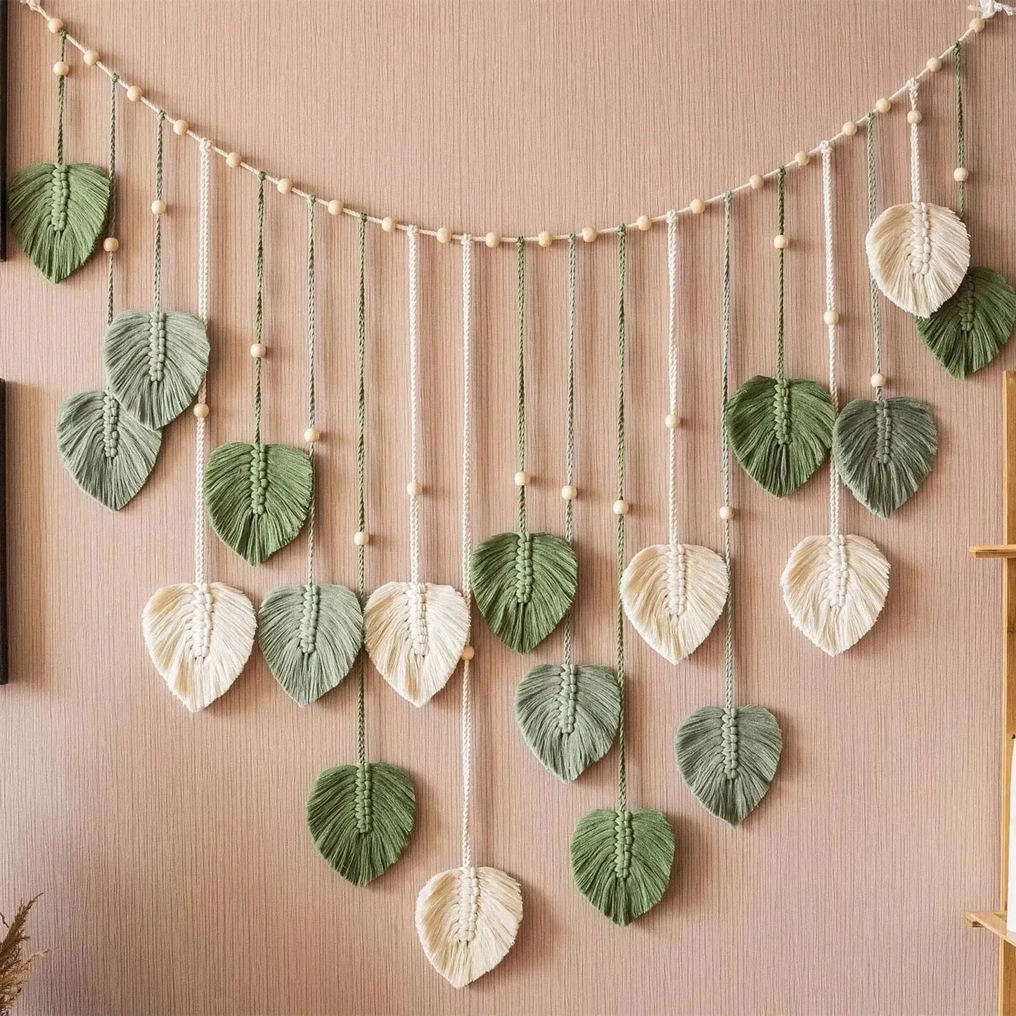 Purilite Select – Handmade Woven Leaf Macrame Hanging