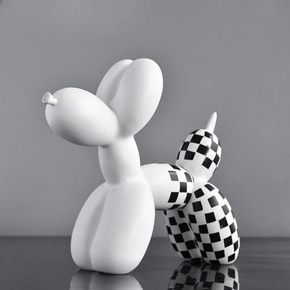 Purilite Select – Black & White Balloon Dog Decoration