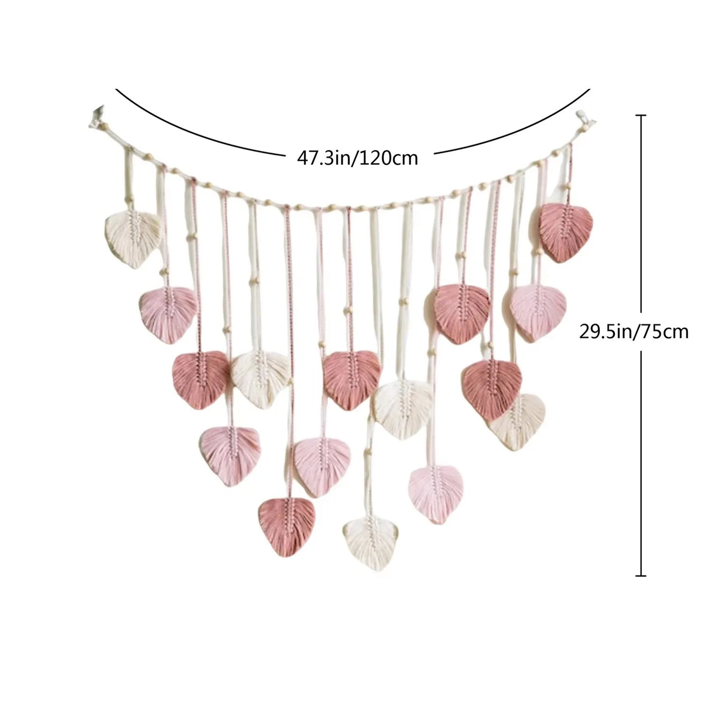 Purilite Select – Handmade Woven Leaf Macrame Hanging