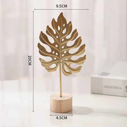 Purilite Select – Golden Ginkgo Leaf Metal Sculpture