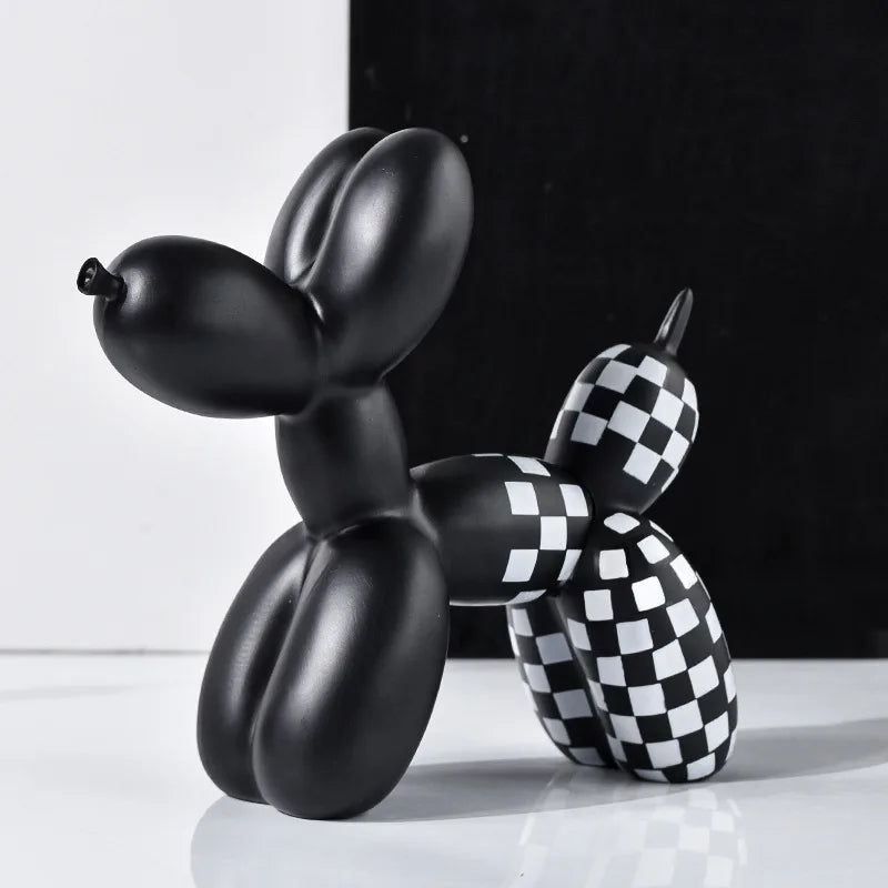 Purilite Select – Black & White Balloon Dog Decoration