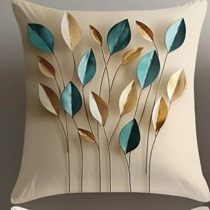 Purilite Select – Leaf Patterned Decorative Pillowcase for Sofa & Bedroo
